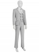 TV Drama Moon Knight Marc Spector Mr. Knight Costume Gray Suit Halloween Cosplay Costume Set
