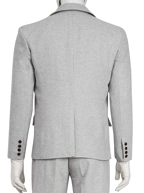 TV Drama Moon Knight Marc Spector Mr. Knight Costume Gray Suit Halloween Cosplay Costume Gray Suit Jacket
