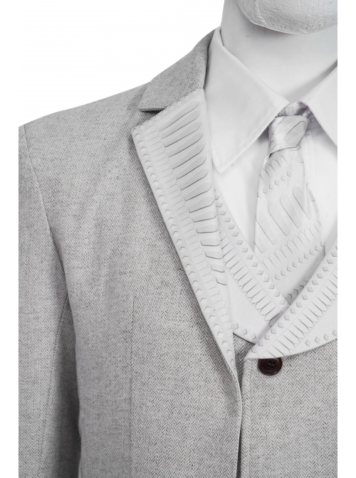 TV Drama Moon Knight Marc Spector Mr. Knight Costume Gray Suit Halloween Cosplay Costume Gray Suit Jacket