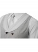 TV Drama Moon Knight Marc Spector Mr. Knight Gray Suit Halloween Cosplay Accessories White Tie And Gloves