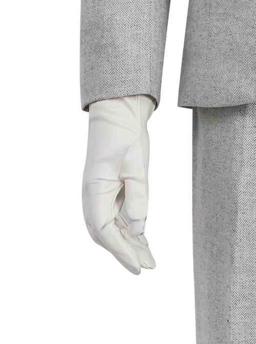 TV Drama Moon Knight Marc Spector Mr. Knight Gray Suit Halloween Cosplay Accessories White Tie And Gloves