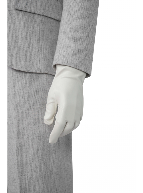 TV Drama Moon Knight Marc Spector Mr. Knight Gray Suit Halloween Cosplay Accessories White Tie And Gloves
