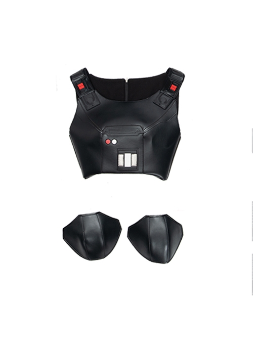 The Mandalorian Season 1 Moff Gideon Halloween Cosplay Costume Black Vest And Shoulder Armors