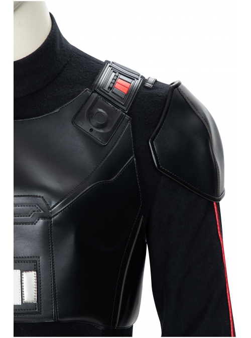 The Mandalorian Season 1 Moff Gideon Halloween Cosplay Costume Black Vest And Shoulder Armors