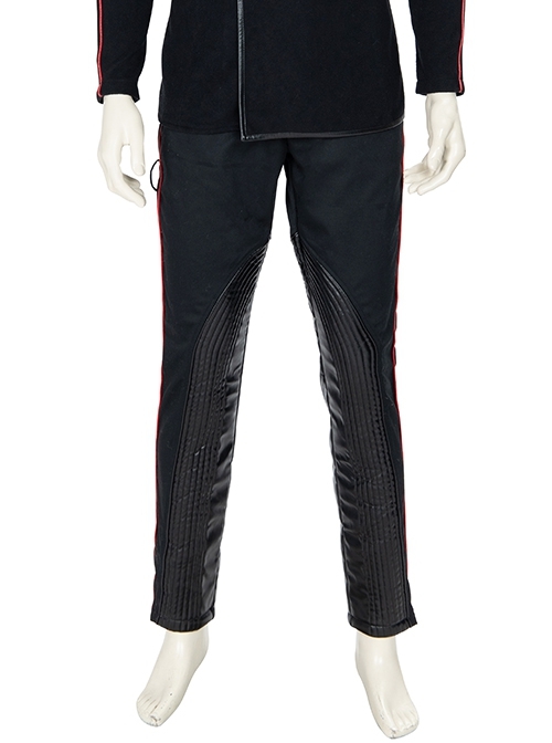 The Mandalorian Season 1 Moff Gideon Halloween Cosplay Costume Black Trousers
