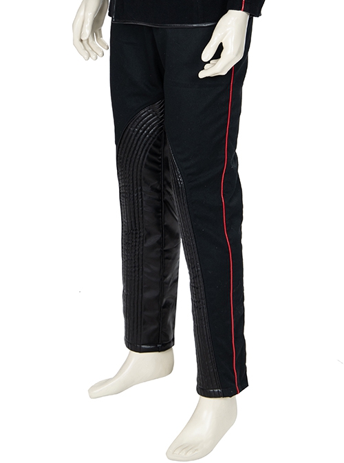 The Mandalorian Season 1 Moff Gideon Halloween Cosplay Costume Black Trousers