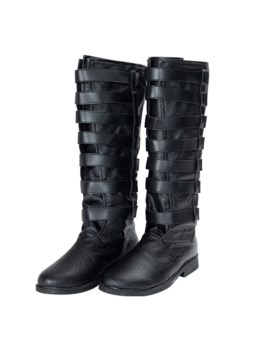 The Mandalorian Season 1 Moff Gideon Halloween Cosplay Accessories Black Boots