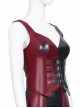 The Suicide Squad Harley Quinn Halloween Cosplay Costume Black-Red Vest