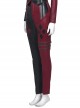 The Suicide Squad Harley Quinn Halloween Cosplay Costume Black-Red Trousers