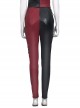 The Suicide Squad Harley Quinn Halloween Cosplay Costume Black-Red Trousers