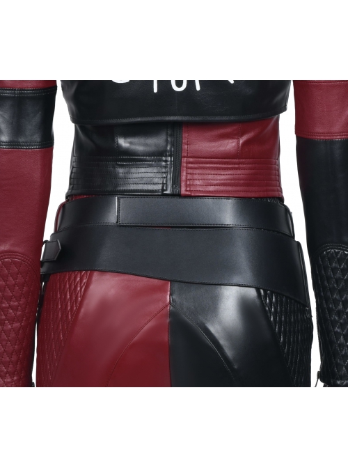The Suicide Squad Harley Quinn Halloween Cosplay Accessories Black Waist Belts