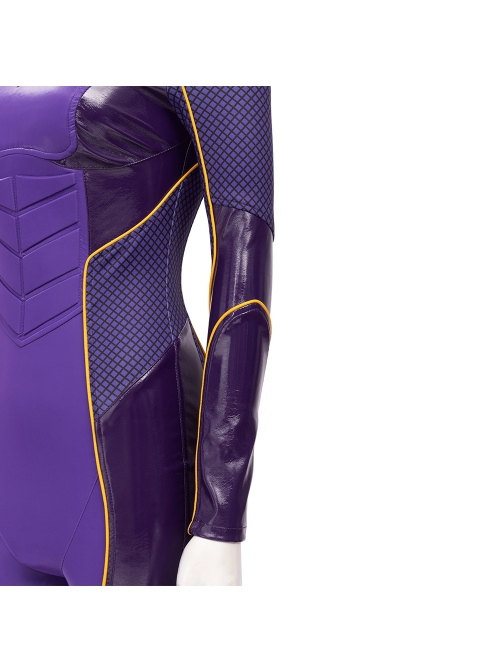 Game Batman Gotham Knights Batwoman Battle Suit Halloween Cosplay Costume Purple Bodysuit