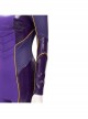 Game Batman Gotham Knights Batwoman Battle Suit Halloween Cosplay Costume Purple Bodysuit