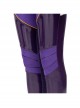 Game Batman Gotham Knights Batwoman Battle Suit Halloween Cosplay Costume Purple Bodysuit