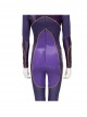 Game Batman Gotham Knights Batwoman Battle Suit Halloween Cosplay Costume Purple Bodysuit