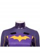 Game Batman Gotham Knights Batwoman Battle Suit Halloween Cosplay Costume Purple Bodysuit