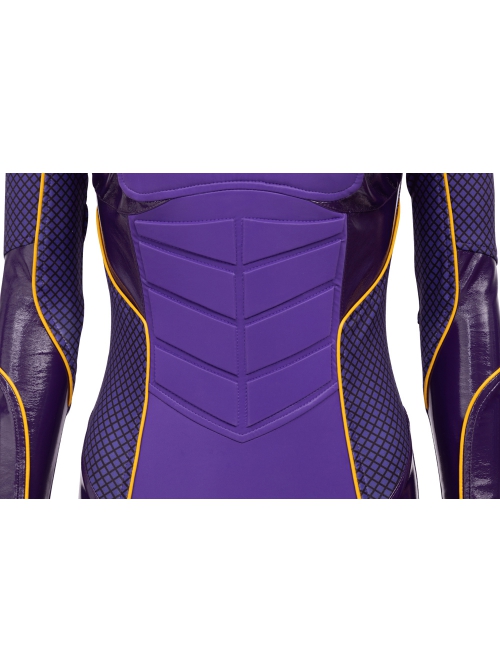 Game Batman Gotham Knights Batwoman Battle Suit Halloween Cosplay Costume Purple Bodysuit