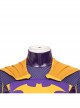 Game Batman Gotham Knights Batwoman Battle Suit Halloween Cosplay Costume Yellow Cloak