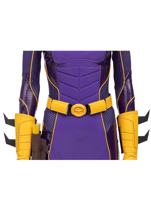 Game Batman Gotham Knights Batwoman Battle Suit Halloween Cosplay Accessories Yellow Gloves And Wrist Guards