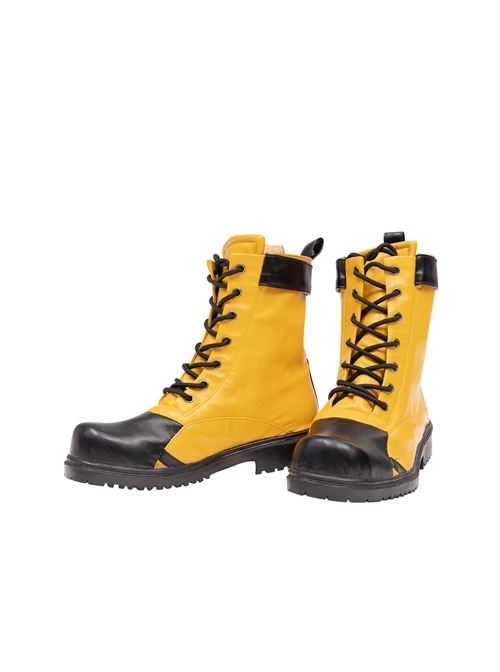 Game Batman Gotham Knights Batwoman Battle Suit Halloween Cosplay Accessories Yellow Short Boots