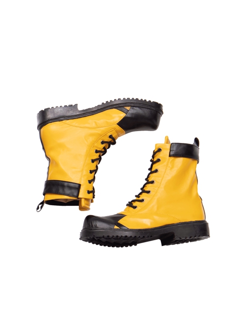 Game Batman Gotham Knights Batwoman Battle Suit Halloween Cosplay Accessories Yellow Short Boots
