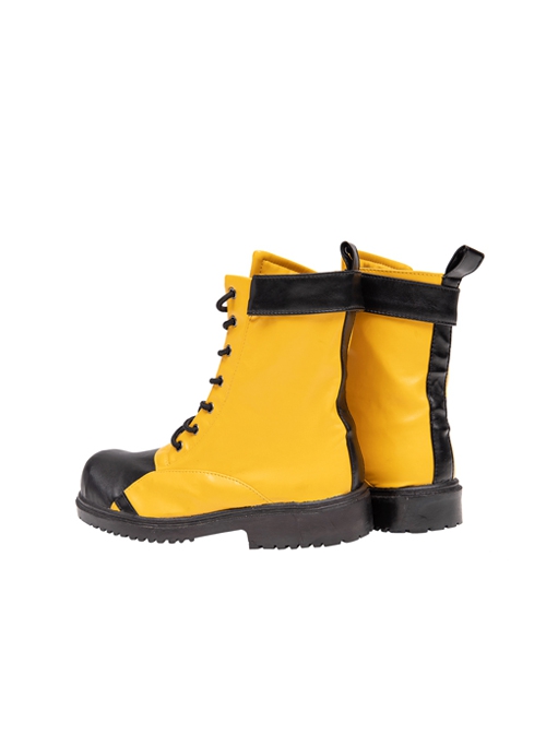 Game Batman Gotham Knights Batwoman Battle Suit Halloween Cosplay Accessories Yellow Short Boots