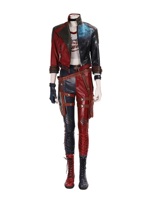 Suicide Squad Kill The Justice League Harley Quinn Halloween Cosplay Costume Jacket