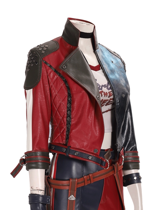 Suicide Squad Kill The Justice League Harley Quinn Halloween Cosplay Costume Jacket