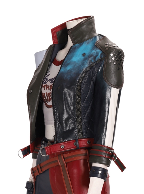 Suicide Squad Kill The Justice League Harley Quinn Halloween Cosplay Costume Jacket