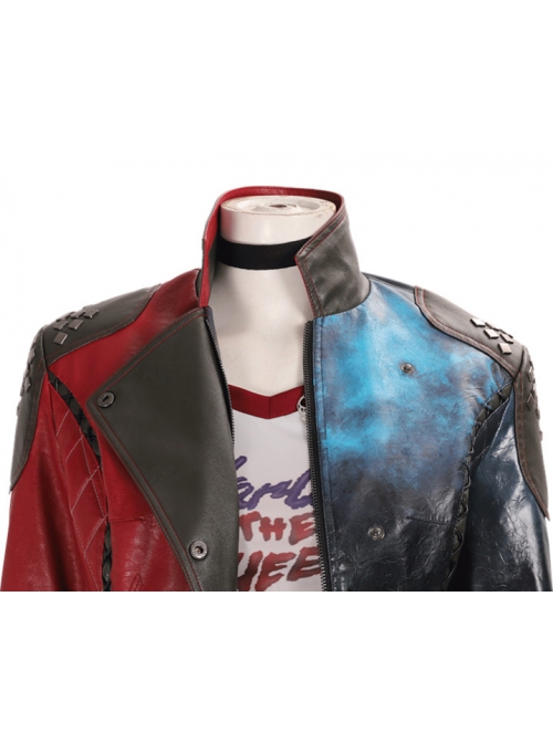 Suicide Squad Kill The Justice League Harley Quinn Halloween Cosplay Costume Jacket