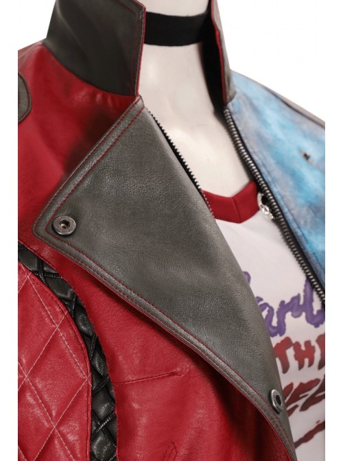 Suicide Squad Kill The Justice League Harley Quinn Halloween Cosplay Costume Jacket