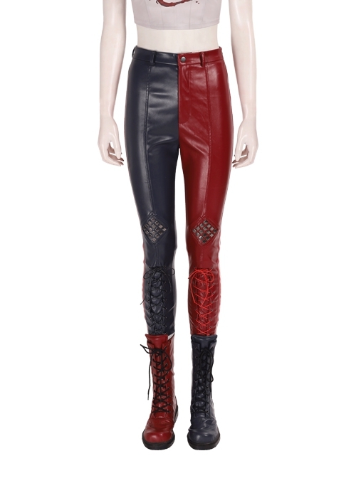 Suicide Squad Kill The Justice League Harley Quinn Halloween Cosplay Costume Trousers
