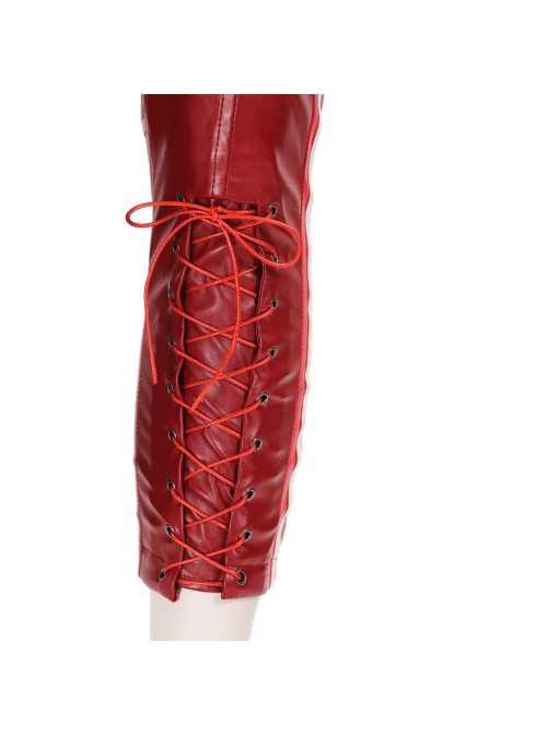 Suicide Squad Kill The Justice League Harley Quinn Halloween Cosplay Costume Trousers
