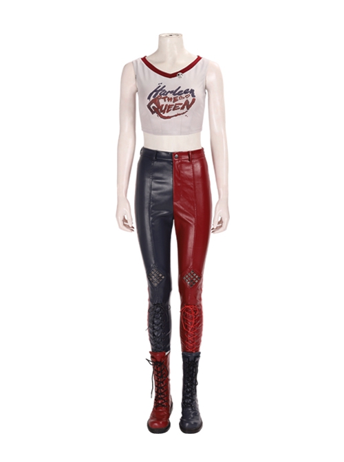 Suicide Squad Kill The Justice League Harley Quinn Halloween Cosplay Costume Trousers