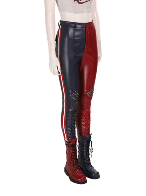 Suicide Squad Kill The Justice League Harley Quinn Halloween Cosplay Costume Trousers