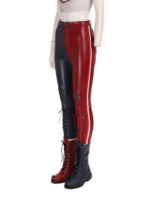 Suicide Squad Kill The Justice League Harley Quinn Halloween Cosplay Costume Trousers