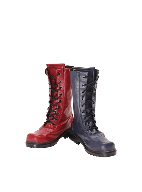 Suicide Squad Kill The Justice League Harley Quinn Halloween Cosplay Accessories Boots