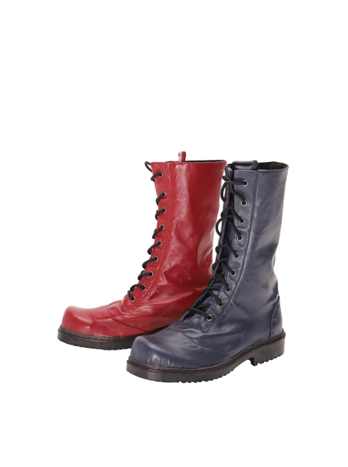 Suicide Squad Kill The Justice League Harley Quinn Halloween Cosplay Accessories Boots