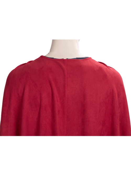 Man of Steel 2 Superman Clark Kent Battle Suit Halloween Cosplay Costume Red Cloak