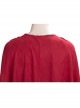 Man of Steel 2 Superman Clark Kent Battle Suit Halloween Cosplay Costume Red Cloak