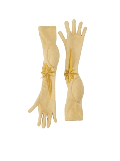The Boys Season 2 Starlight Annie January Backless Battle Suit Halloween Cosplay Accessories Golden Long Gloves
