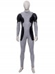 Comics X-Force White Deadpool Gray-black Battle Suit Halloween Cosplay Costume Bodysuit