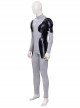 Comics X-Force White Deadpool Gray-black Battle Suit Halloween Cosplay Costume Bodysuit