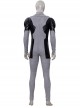 Comics X-Force White Deadpool Gray-black Battle Suit Halloween Cosplay Costume Bodysuit