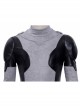 Comics X-Force White Deadpool Gray-black Battle Suit Halloween Cosplay Costume Bodysuit