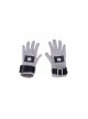 Comics X-Force White Deadpool Gray-black Battle Suit Halloween Cosplay Accessories Gray Gloves