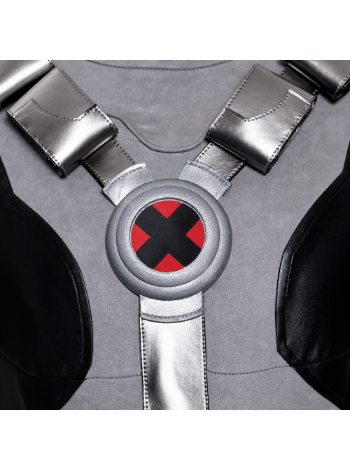 Comics X-Force White Deadpool Gray-black Battle Suit Halloween Cosplay Accessories Waist Belt And Back Straps Components