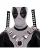 Comics X-Force White Deadpool Gray-black Battle Suit Halloween Cosplay Accessories Waist Belt And Back Straps Components