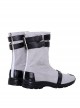 Comics X-Force White Deadpool Gray-black Battle Suit Halloween Cosplay Accessories Gray Boots