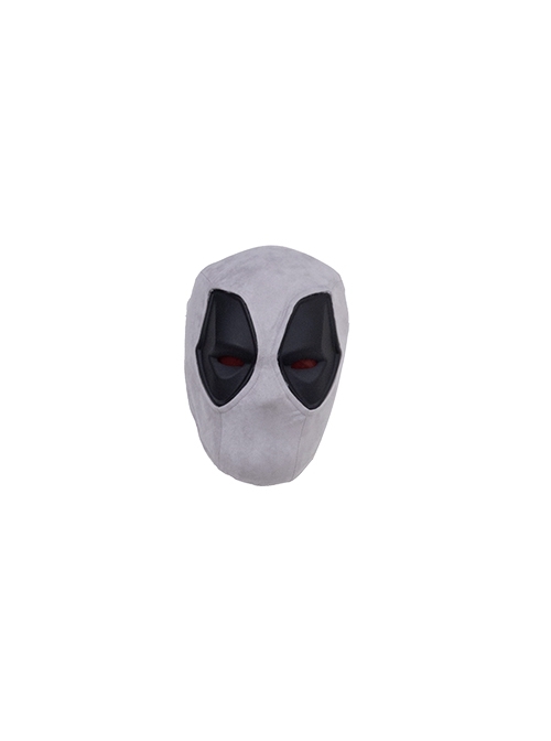 Comics X-Force White Deadpool Gray-black Battle Suit Halloween Cosplay Accessories Gray PE Headcover
